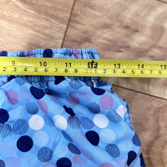 Tailorbyrd Blue Multidots Swim Trunks Bathing Suit Shorts Size S Summer Pool - Picture 3 of 9